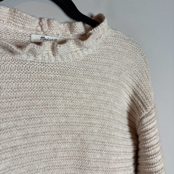 Madewell Ruffle Mockneck Stich Pullover - Picture 3 of 5